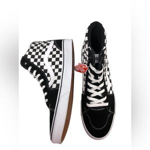 Gilmore Hi Black and White Checkerboard VANS! Checker